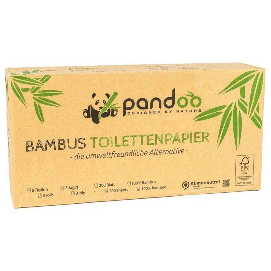E-shop Pandoo Bambusový toaletní papír 3 vrstvý 8 ks