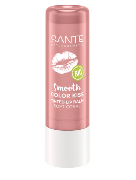 Sante Barevný balzám na rty Soft Coral 7g