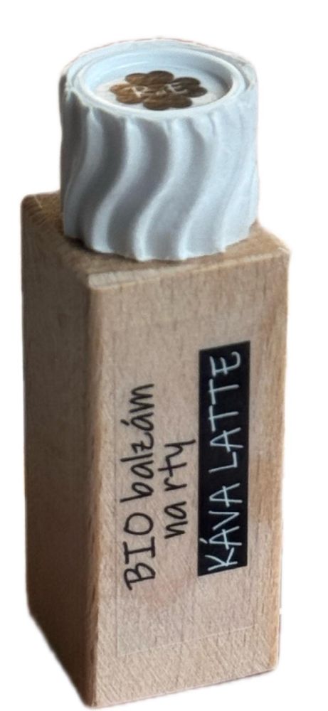 RaE BIO balzám na rty s příchutí kávy laté 7,5 ml