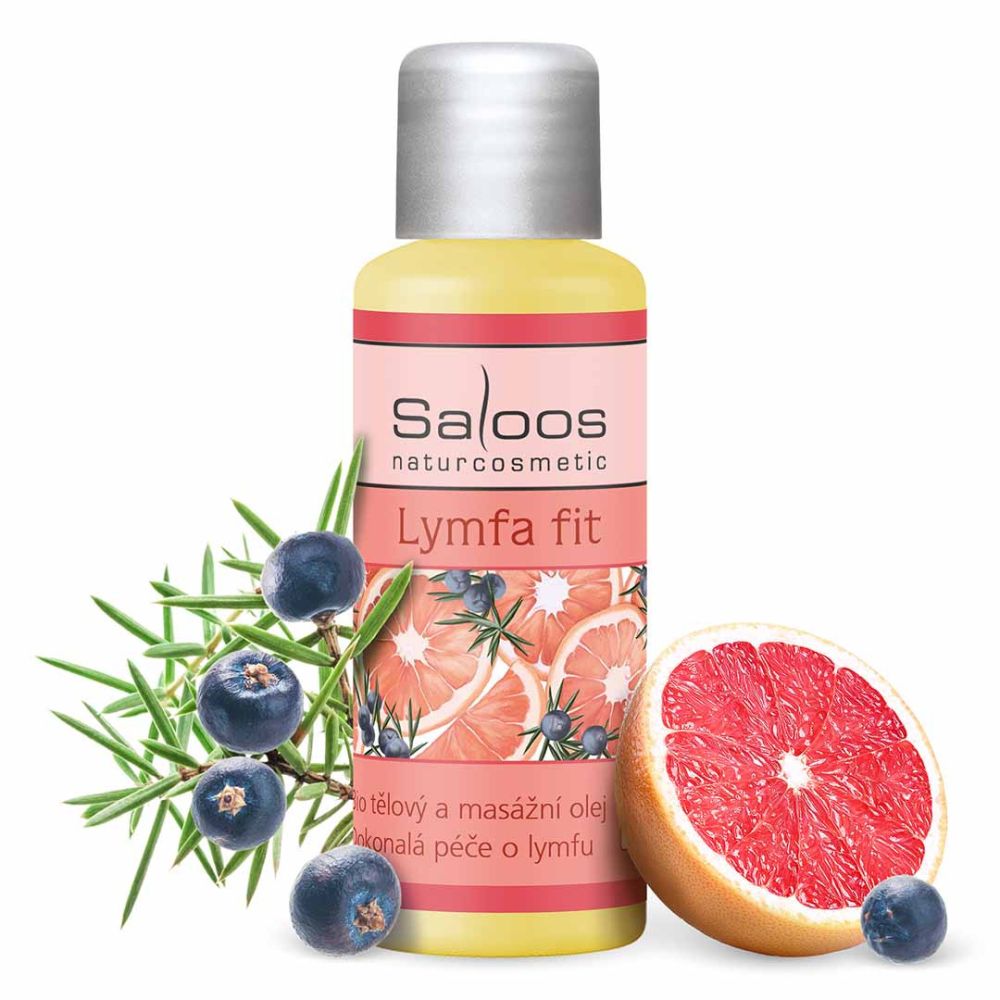 Saloos Bio tělový a masážní olej Lymfa fit 50 ml