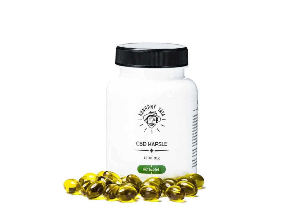 E-shop Konopný Táta CBD kapsle 60 tablet