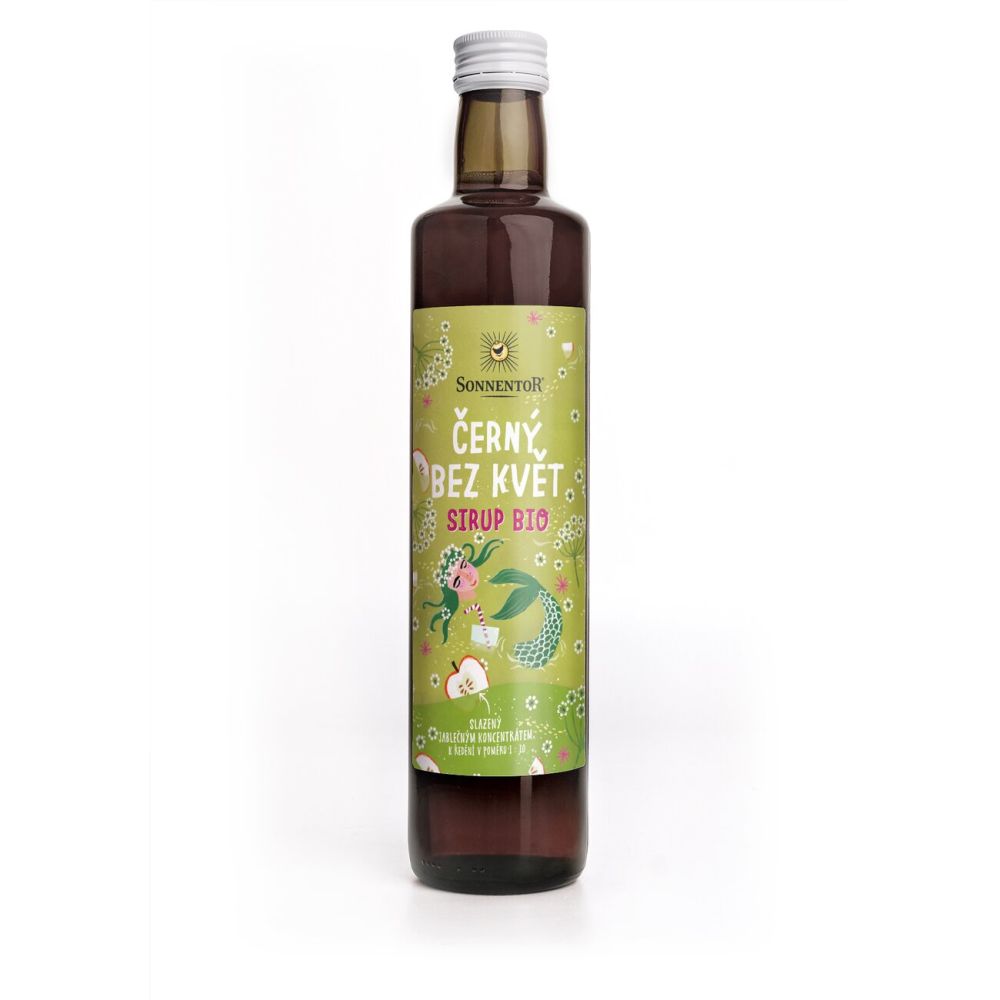 Sonnentor Černý bez květ sirup 500 ml