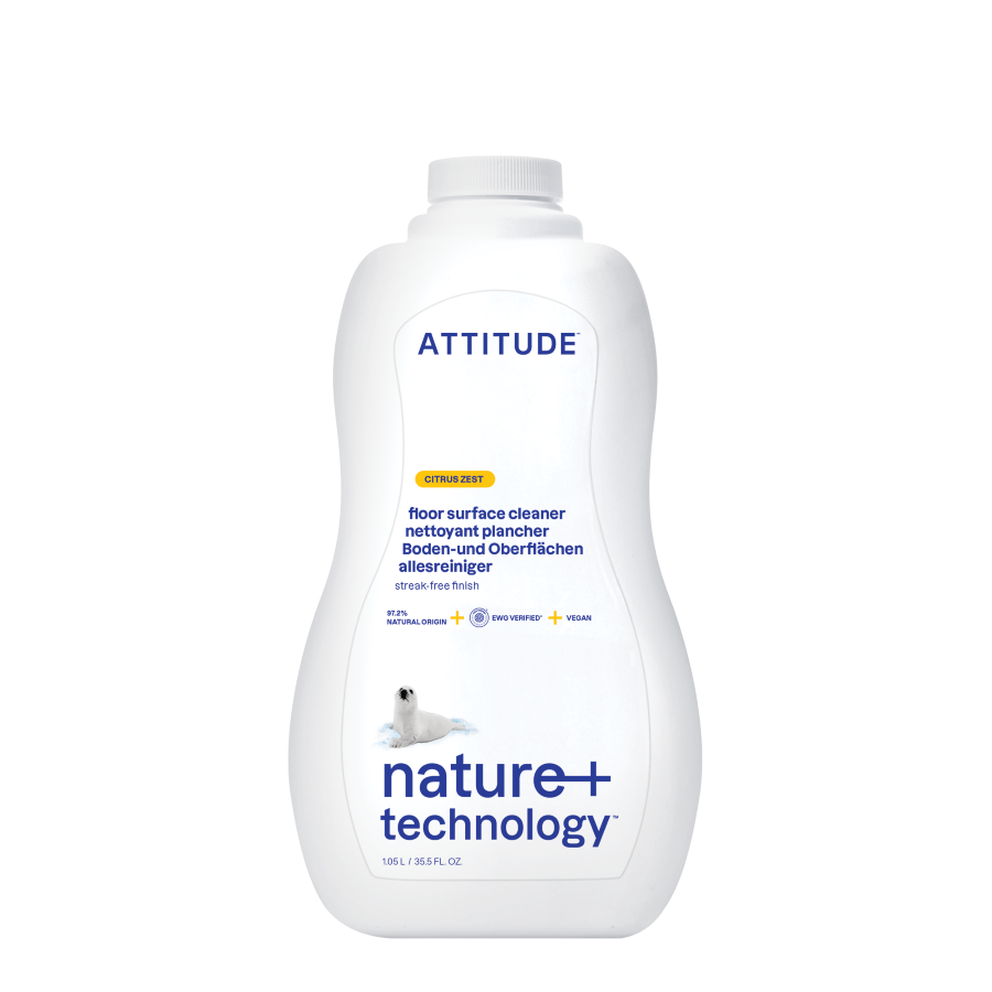 Attitude Čistič na podlahy a dřevo s vůní citronové kůry 1040 ml