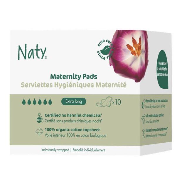 Naty Dámské ECO mateřské vložky po porodu 10 ks