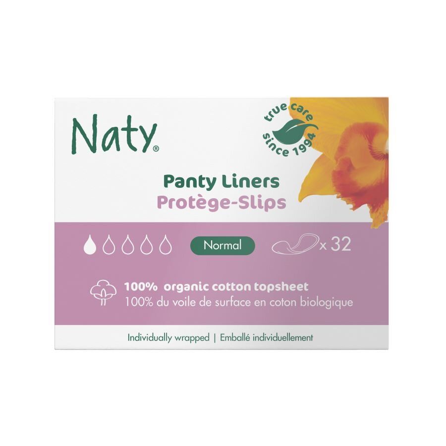 Naty Dámské ECO slipové vložky - normal 32 ks