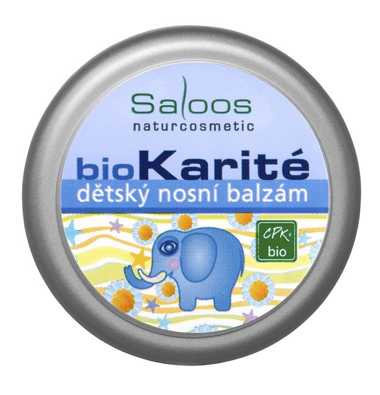 Saloos Dětský nosní balzám BIO karité 19 ml