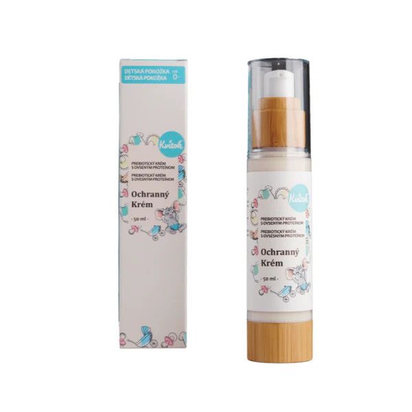 Kvitok Dětský prebiotický ochranný krém - celotělový s ovesným proteinem 50 ml