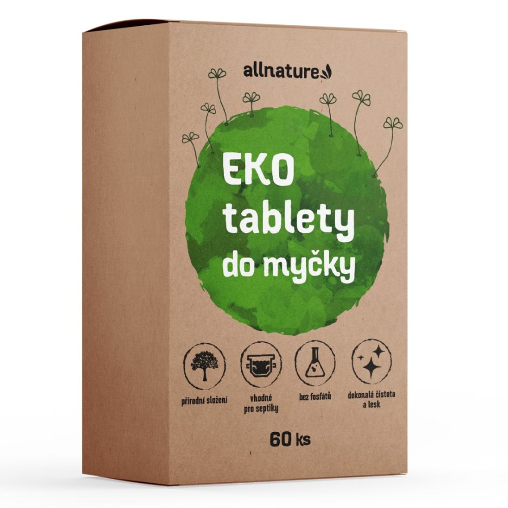 Allnature EKO tablety do myčky  60 tablet