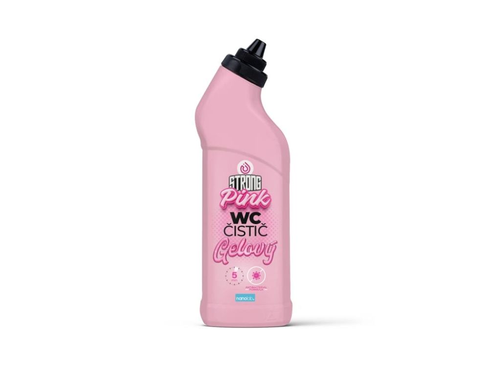 Nanolab Extra silný gelový čistič toalet Pink 750 ml
