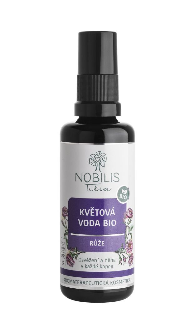 Nobilis Tilia Květová voda BIO Růže velikost: 50 ml sklo
