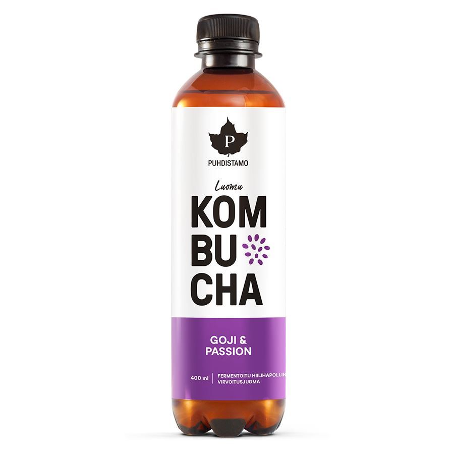 Puhdistamo Kombucha BIO Goji a Marakuja 400ml