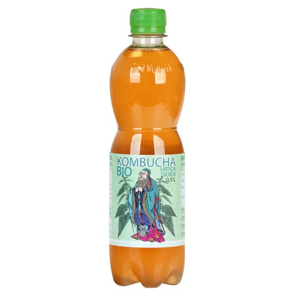 E-shop Stevikom Kombucha kopřiva 500 ml BIO