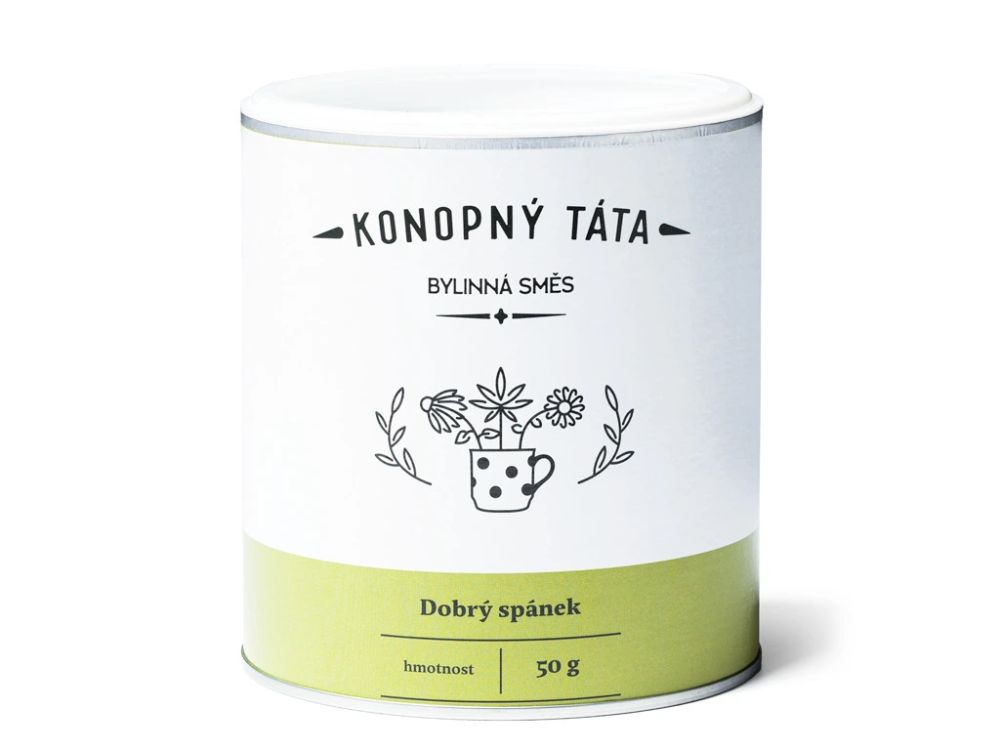 E-shop Konopný Táta Konopný čaj Dobrý Spánek 50 g