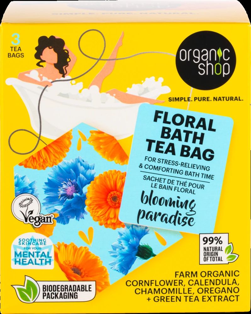 Organic Shop Koupelové sáčky Floral 3 ks