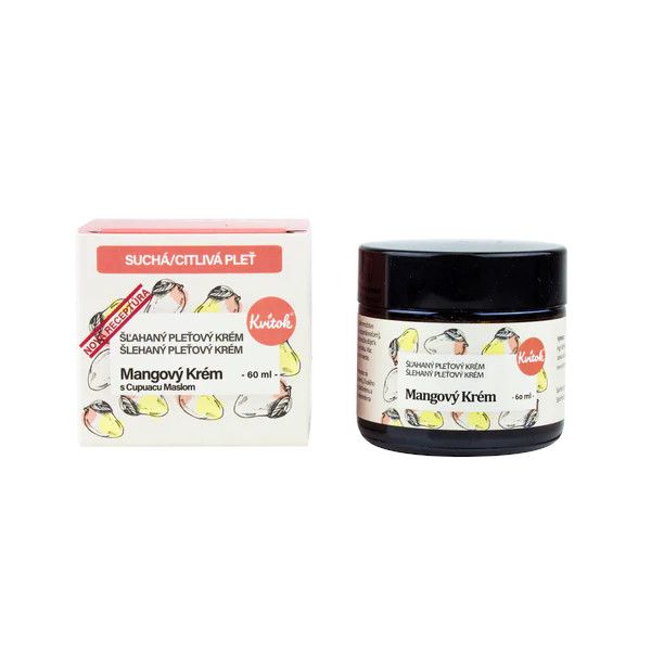 E-shop Kvitok Mangový krém pro citlivou a suchou pleť 60 ml