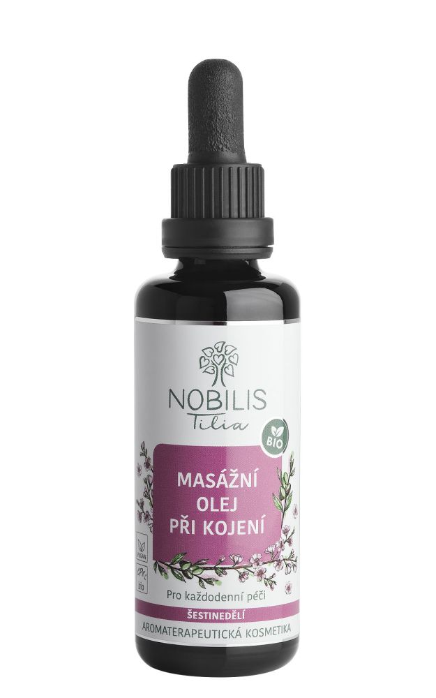 Nobilis Tilia Masážní olej při kojení 50 ml