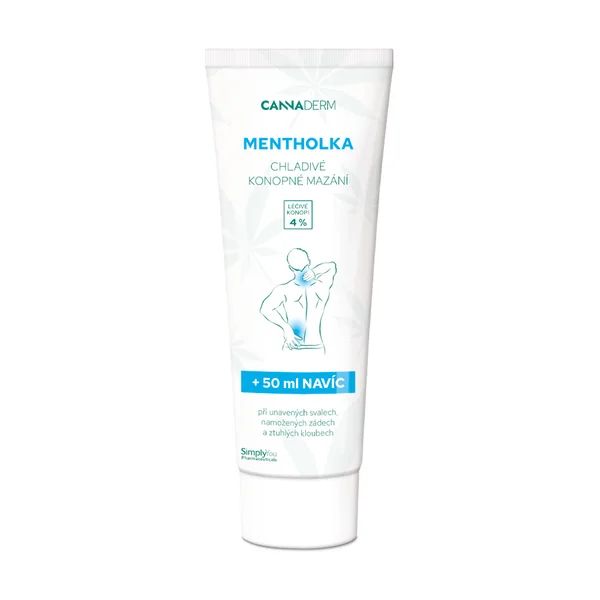 Cannaderm Mentholka chladivé konopné mazání 250 ml