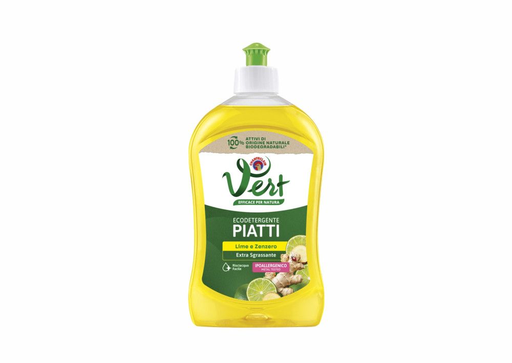 E-shop Chante Clair Vert Mycí prostředek na nádobí Piatti Lime e Zenzero - náplň 500 ml