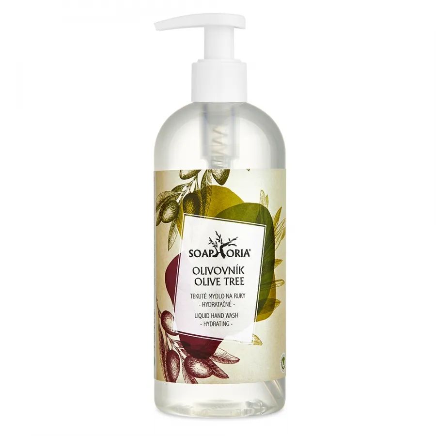 Soaphoria Olivovník – organické tekuté mýdlo na ruce, hydratační s bio olivou 400 ml