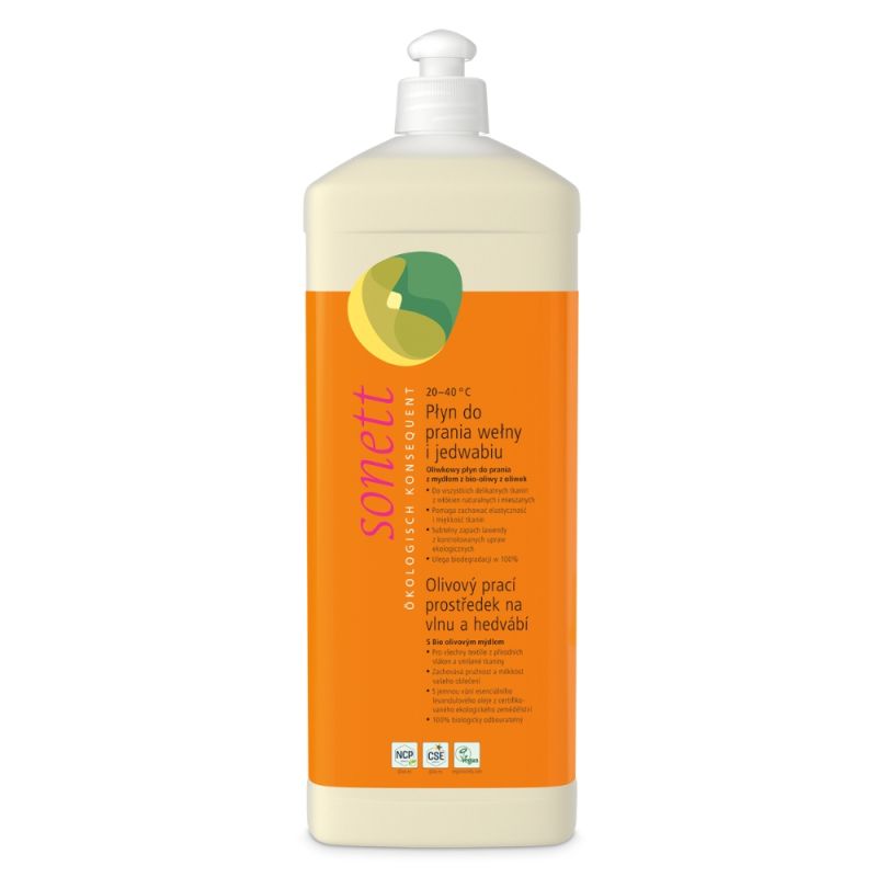 Sonett Olivový prací gel na vlnu a hedvábí 1 L