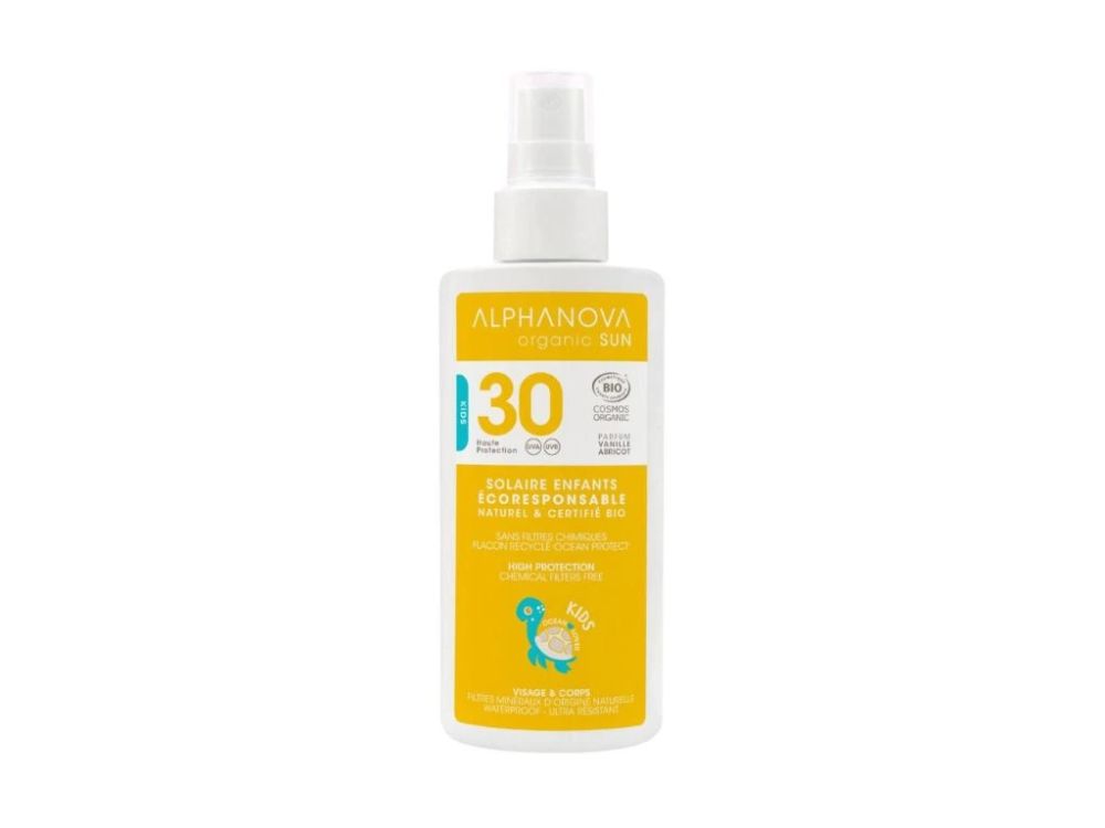 Alphanova Opalovací krém ve spreji pro děti SPF 30 125 g BIO