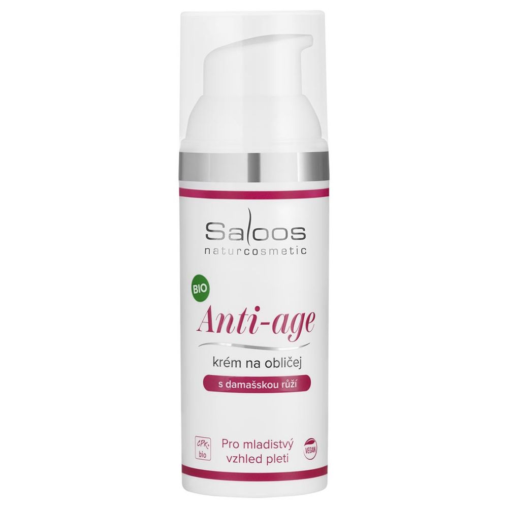 E-shop Saloos Přírodní Anti-age krém s růží 50 ml