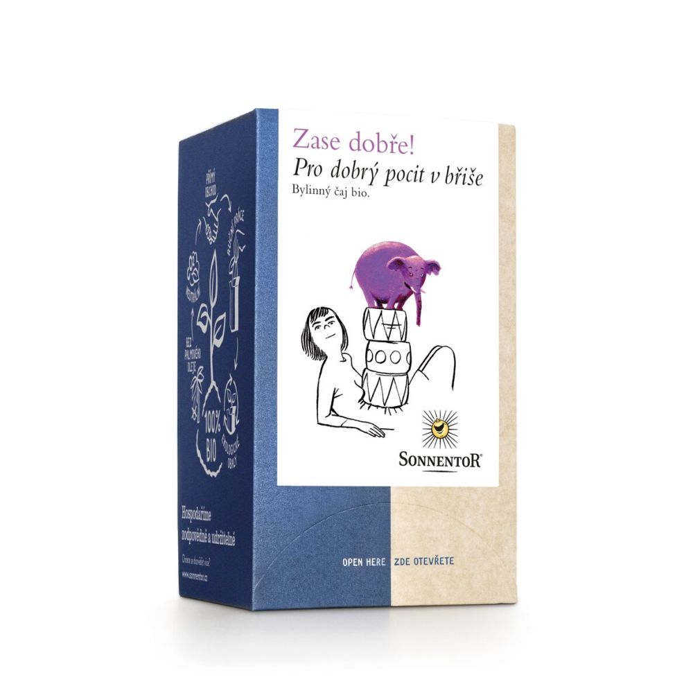 Sonnentor Pro dobrý pocit v břiše porcovaný dvoukomorový 27 g