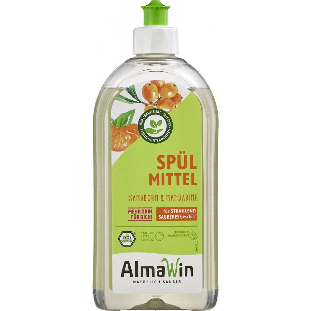 AlmaWin Prostředek na nádobí Bio Rakytník - Bio Mandarinka 1L