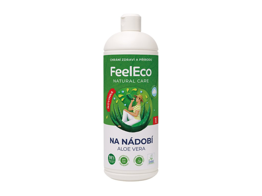 FeelEco Prostředek na nádobí s vůní Aloe Vera 1 l