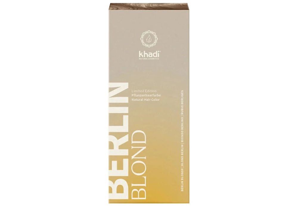 E-shop Khadi Rostlinná barva na vlasy BERLIN BLOND 100 g
