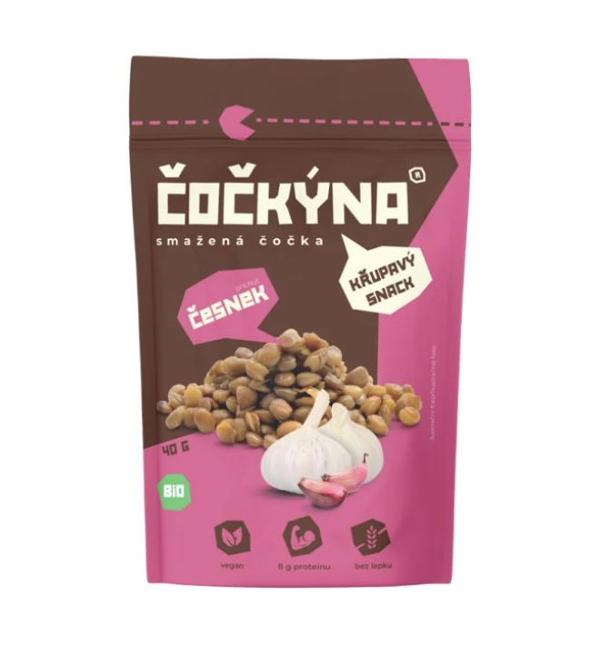 Čočkýna Smažená křupavá čočka: Česnek 100g
