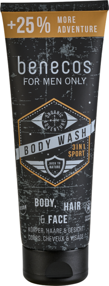 Benecos Sprchový gel pro muže 3v1 250 ml