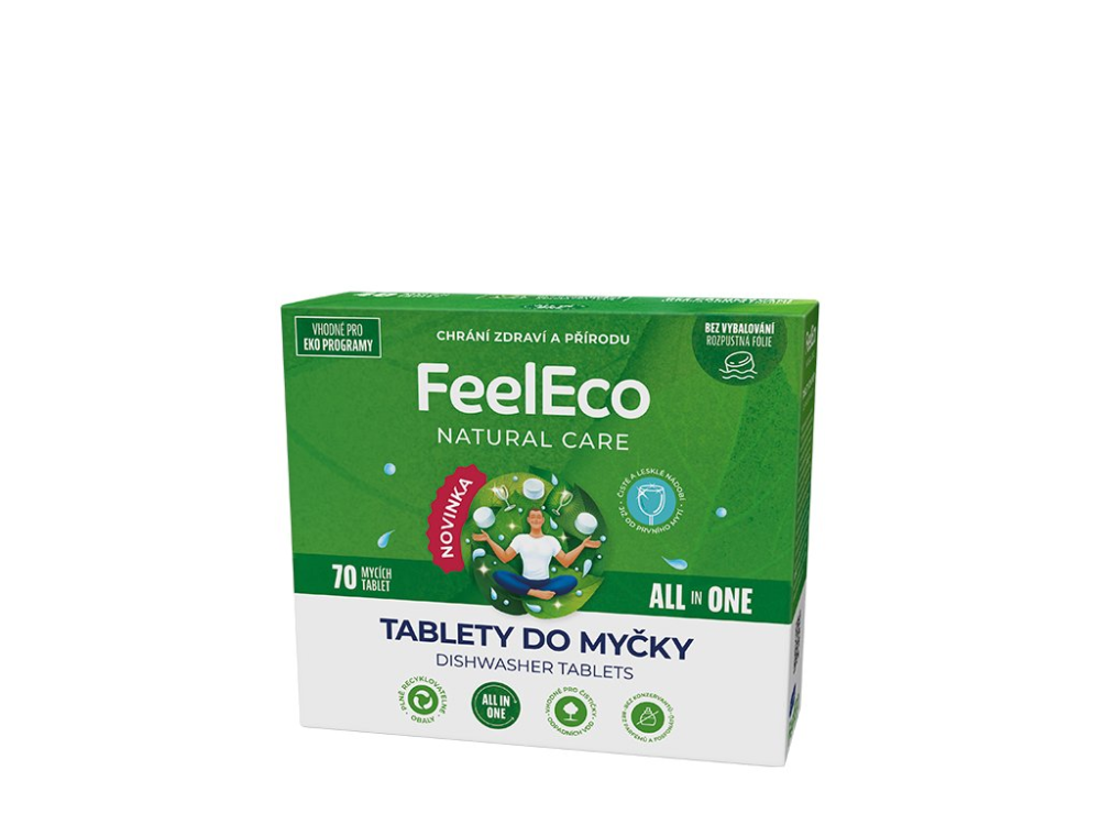 FeelEco Tablety do myčky All in One 70 ks